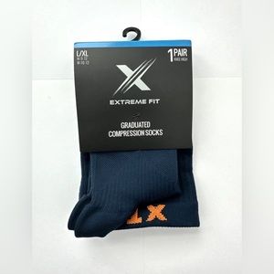 Extreme Fit Graduated Compression Socks Knee High Size L/XL